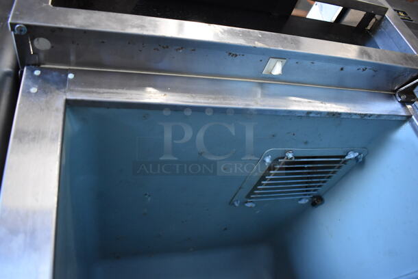 Delfield Stainless Steel Commercial Single Door Reach In Cooler on Commercial Casters. 115 Volts, 1 Phase. 25x30x79. Tested and Does Not Power On - Image 6 of 6