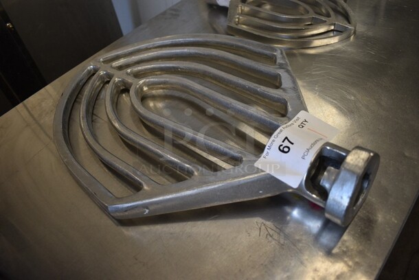80B Metal Commercial 80 Quart Paddle Attachment for Hobart Mixer. 13.75x3.5x20.5. - Image 4 of 4