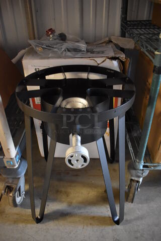 BRAND NEW SCRATCH AND DENT! Backyard Pro 554BPRD21 Metal Single Burner Stock Pot Range. 15x15x21