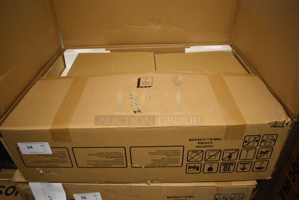 BRAND NEW SCRATCH AND DENT! Frigidaire FCCI3627AB 30" 4 Burner Gas Cooktop. Stock Picture Used For Gallery Picture. - Image 2 of 4