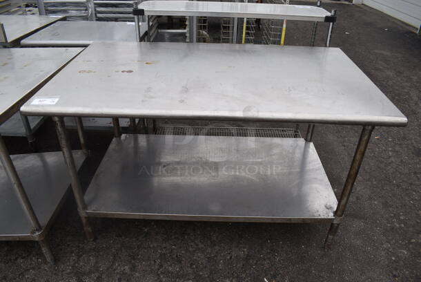 Stainless Steel Table w/ Under Shelf. 60x36x35