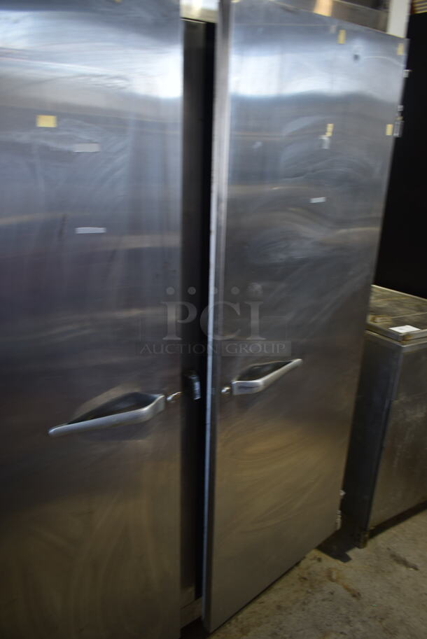 Traulsen G20010 Stainless Steel Commercial 2 Door Reach In Cooler. 115 Volts, 1 Phase. Tested and Powers On But Does Not Get Cold - Image 3 of 7