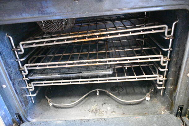 Viking Stainless Steel Natural Gas Powered 6 Burner Range w/ Charbroiler and 2 Ovens.  - Image 6 of 11