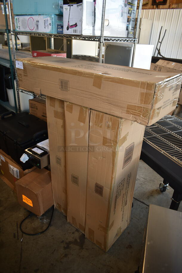 4 Boxes of 6 BRAND NEW! Lancaster Table & Seating 164GS605BCRS Vinyl Cushion for Double Ring Barstool. 4 Times Your Bid! - Image 2 of 5