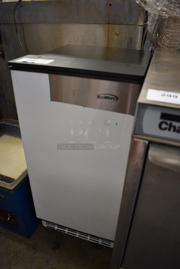 BRAND NEW! KoolMore Model BIM75-BS Stainless Steel Commercial Self Contained Ice Maker. 115 Volts, 1 Phase. 15x17.5x34 - Image 3 of 7