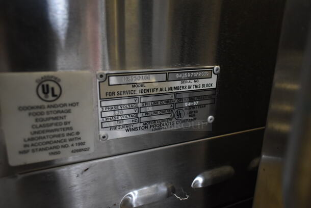 2 Winston HB35DIGE Stainless Steel Commercial Single Drawer Warming Drawers. 120 Volts, 1 Phase. 2 Times Your Bid! Tested and Working! - Image 5 of 6