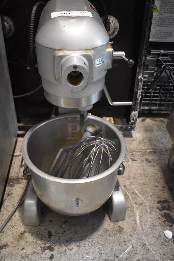 Hobart A 200 Metal Commercial Countertop 20 Quart Planetary Dough Mixer w/ Stainless Steel Mixing Bowl, Paddle and Whisk Attachments. 115 Volts, 1 Phase. Tested and Working! - Image 2 of 5