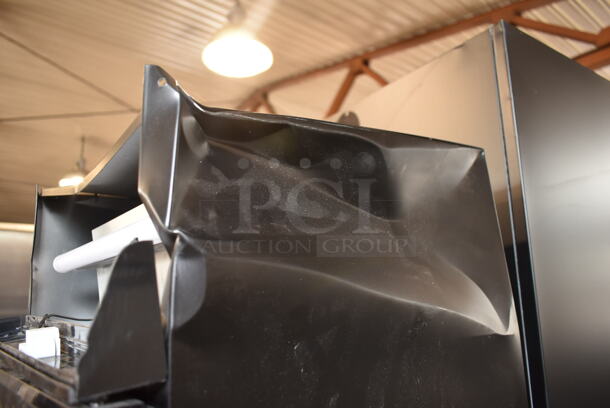 BRAND NEW SCRATCH AND DENT! Galaxy 177GDN5RBB Metal Commercial Single Door Reach In Cooler Merchandiser w/ Poly Coated Racks. 115 Volts, 1 Phase. Tested and Working! - Image 3 of 10