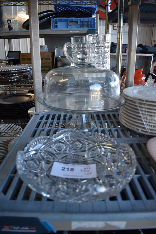 ALL ONE MONEY! Tier Lot of Various Items Including Ceramic Plates and Cake Stand - Image 7 of 7