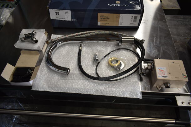 BRAND NEW SCRATCH AND DENT! Waterloo 750EFDMHS2 Electronic Hands Free Sensor Faucet. Stock Picture Used as Gallery. - Image 3 of 7