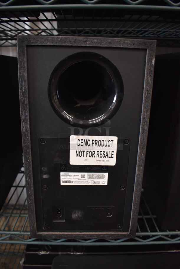 2 Samsung PS-WR53D Subwoofer Speakers. 8x11.5x14. 2 Times Your Bid! - Image 5 of 6