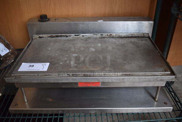Star 9D-BG3 Stainless Steel Commercial Countertop Electric Powered Portable Griddle. 120 Volts, 1 Phase.  - Image 1 of 7