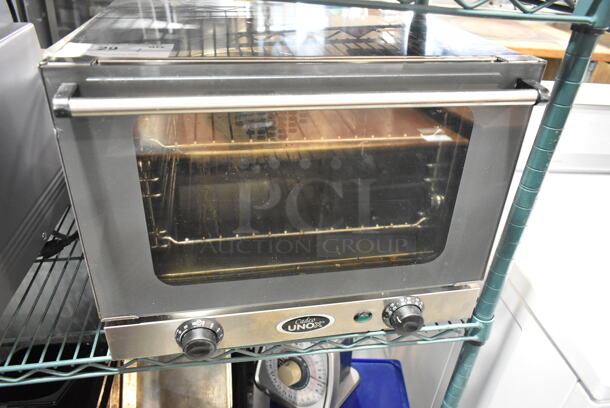 Cadco Unox XA006 Stainless Steel Countertop Electric Powered Convection Oven. 120 Volts, 1 Phase. Tested and Working! - Item #1113578