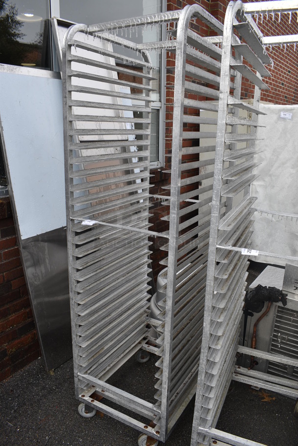 Metal Commercial Pan Transport Rack on Commercial Casters. 20.5x26x74 - Image 3 of 4