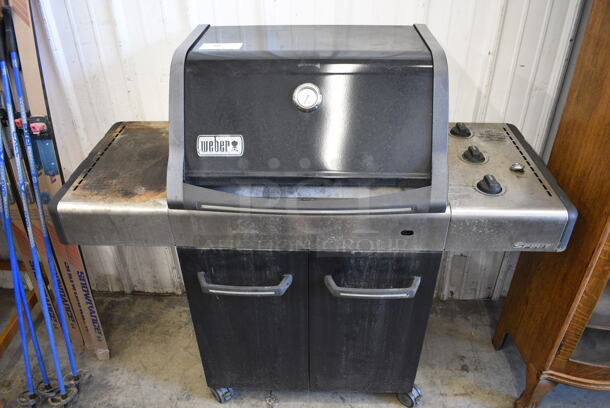 Weber Floor Style Propane Gas Powered Grill on Casters. 52x24x48
