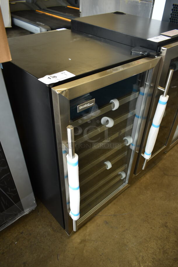 BRAND NEW SCRATCH AND DENT! Danby DWC114BLSDD 38 Bottle Dual Zone Freestanding Wine Cooler Merchandiser. 115 Volts, 1 Phase. Tested and Working! - Image 2 of 5