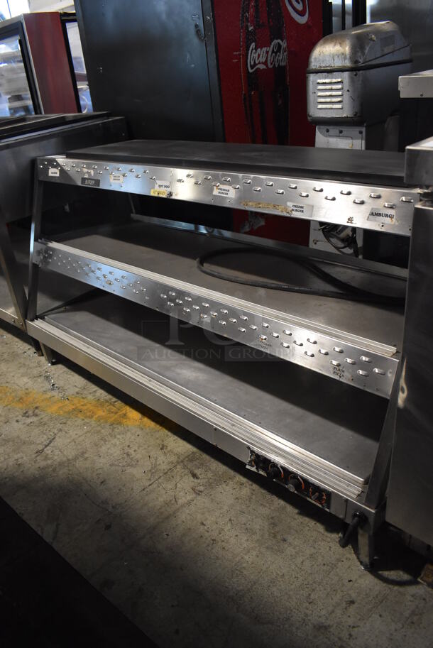 Hatco GPHD-4PD Stainless Steel Commercial Countertop 2 Tier Warming Display Case Merchandiser. 58x28x31 - Image 2 of 7