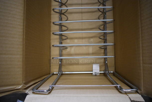 2 BRAND NEW IN BOX! Metal Countertop Pizza Pan Racks. 12x12x28. 2 Times Your Bid! - Image 3 of 3