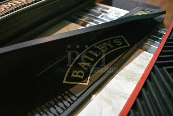 2 Baileys Black Bar Mats. 21x3.5x0.5. 2 Times Your Bid! (bar) - Image 3 of 3
