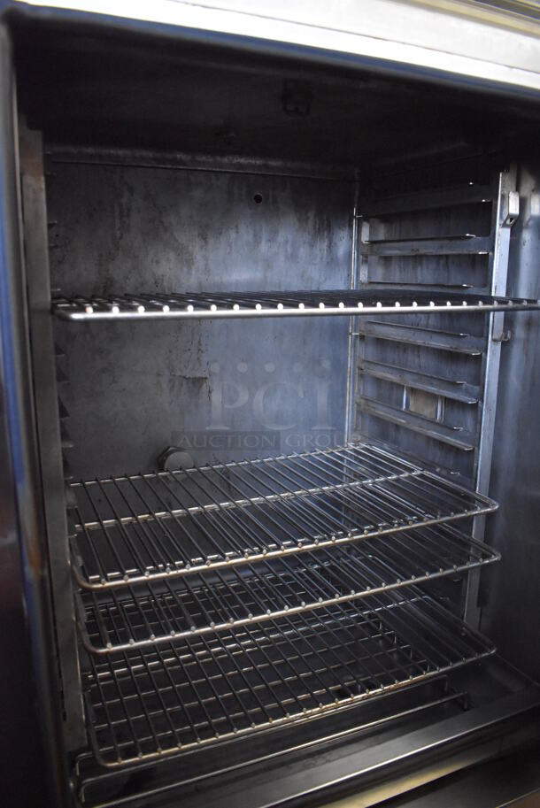 Alto Shaam Model 10.10 ES Stainless Steel Commercial Electric Powered Combitherm Convection Oven w/ View Through Door on Stand. 208-240 Volts, 3 Phase. 42x32x68 - Image 6 of 7