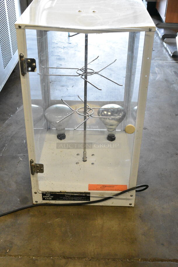 J&J Snack Foods 750 Metal Commercial Countertop Heated Merchandiser Display Case. Tested and Working! - Image 2 of 4