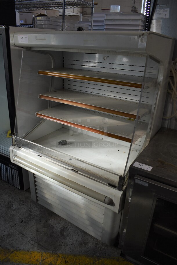 Hussmann Model GSVM4060 Metal Commercial Open Grab N Go Merchandiser. 115 Volts, 1 Phase. 41x31x61. Tested and Working!