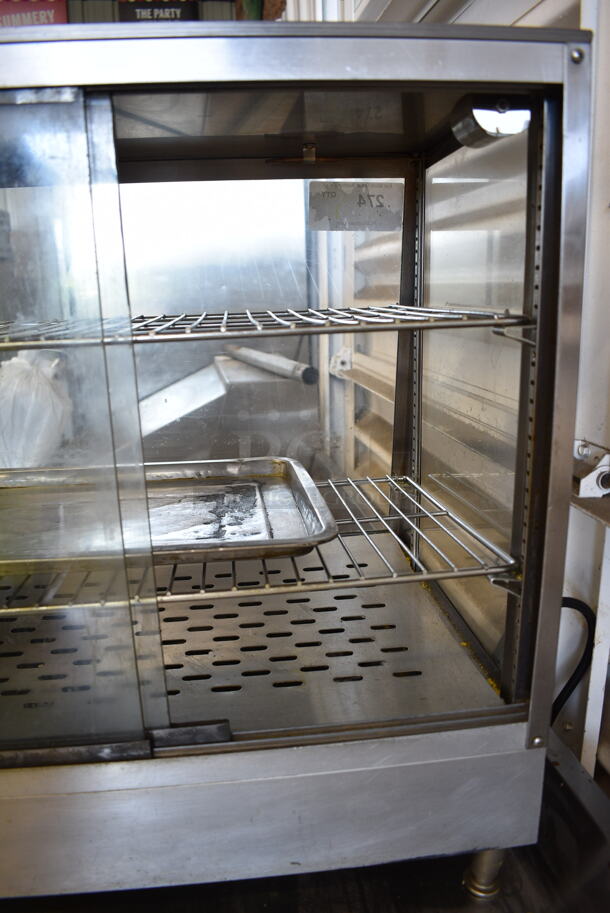 Metal Commercial Countertop Heated Display Case Merchandiser. Tested and Working! - Image 6 of 7