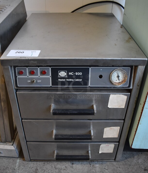Henny Penny HC-930 Stainless Steel Commercial 3 Drawer Heated Holding Warming Drawer. 120 Volts, 1 Phase. 18x26x21. Tested and Working! - Image 1 of 7