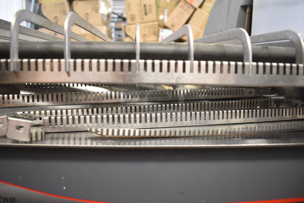 APW Wyott HRS-75 5T Stainless Steel Commercial Countertop Hot Dog Roller. 208/240 Volts, 1 Phase.  - Image 4 of 7