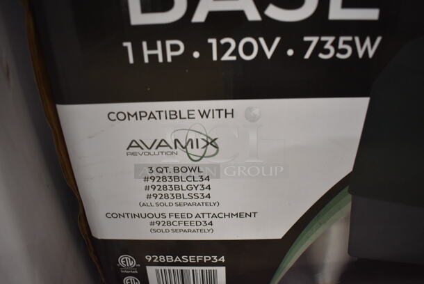 IN ORIGINAL BOX! Ava Mix VC60CN Metal Commercial Countertop Food Processor Base. 120 Volts, 1 Phase. 10x11.5x14. Tested and Does Not Power On - Image 7 of 10