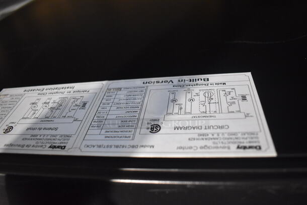 BRAND NEW SCRATCH AND DENT! Danby DBC162BLSST Metal Mini Wine Chiller Merchandiser. 115 Volts, 1 Phase. 24x25x34. Tested and Working! - Image 6 of 7