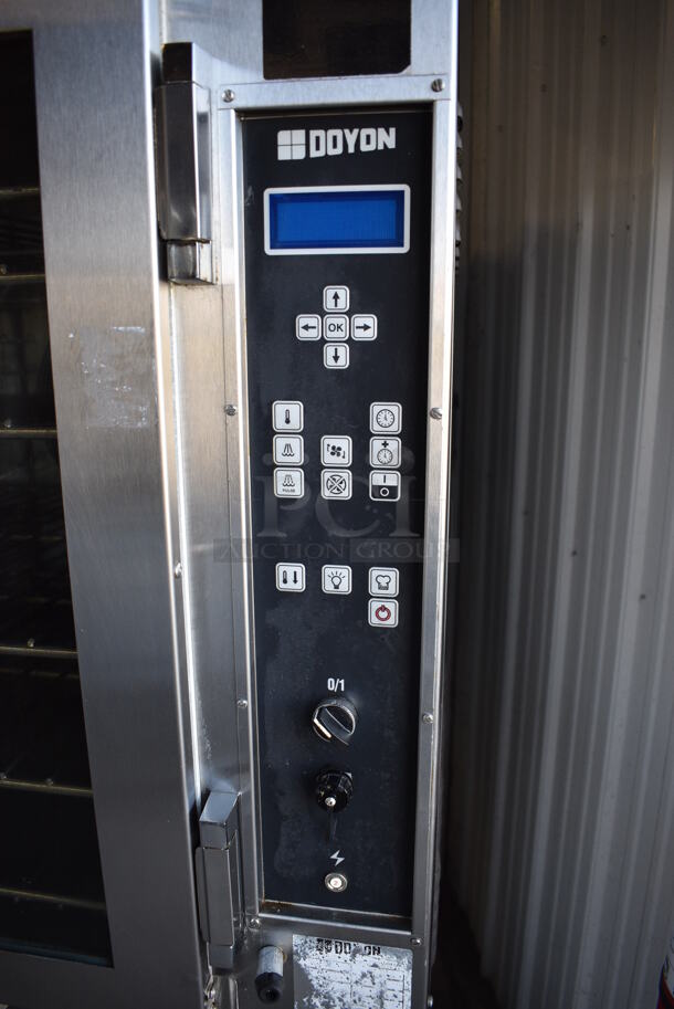 Doyon Stainless Steel Commercial Natural Gas Powered Oven Proofer on Commercial Casters. 208 Volt Controls. 36.5x53x72.5 - Image 4 of 11