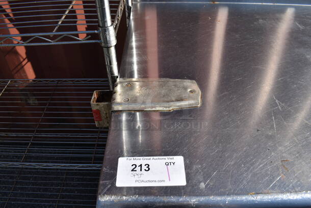 Stainless Steel Commercial Table w/ Commercial Can Opener Mount and Metal Under Shelf. 60x30x37 - Image 3 of 5