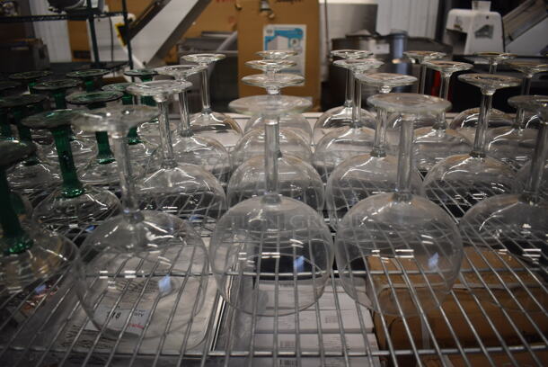 ALL ONE MONEY! Tier Lot of 44 Stemmed Glasses - Image 3 of 4