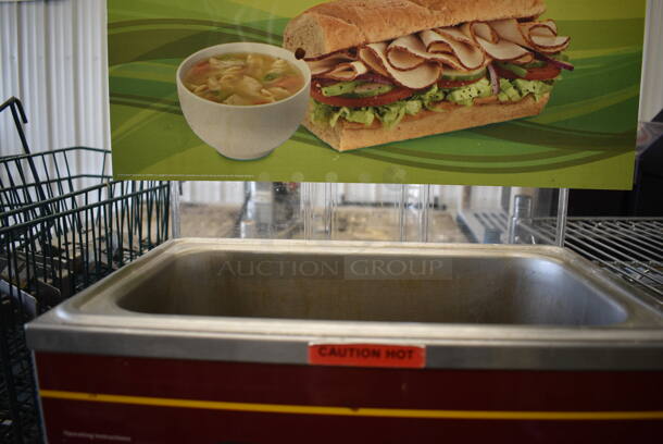 2010 Nemco Model 6135-SUB Stainless Steel Commercial Countertop Food Warmer w/ Poly Attachment. 120 Volts, 1 Phase. 14x9.5x30. Tested and Working! - Image 4 of 6