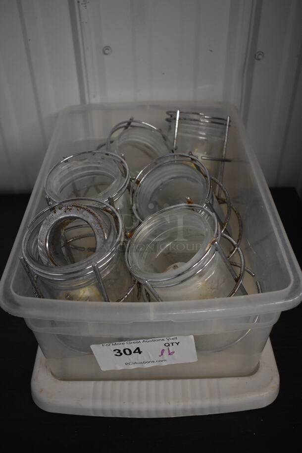 ALL ONE MONEY! Lot of 6 Light Covers w/ Cage. 4x4x7 - Image 1 of 3