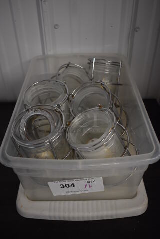 ALL ONE MONEY! Lot of 6 Light Covers w/ Cage. 4x4x7