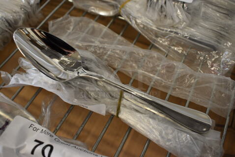 8 BRAND NEW! Stainless Steel Spoons. 7". 8 Times Your Bid!