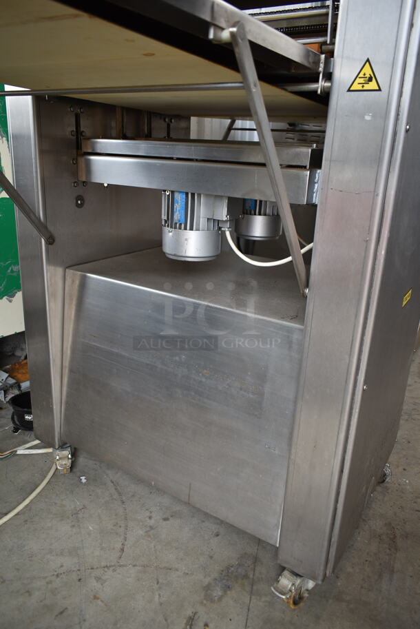 Ostali Taglerina Orizzontale Metal Commercial Floor Style Reversible Dough Sheeter on Commercial Casters. 400 Volts, 3 Phase. - Image 9 of 9