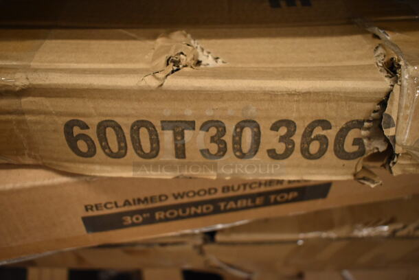 BRAND NEW SCRATCH AND DENT! Regency 600T3036G 30" x 36" 18-Gauge 304 Stainless Steel Commercial Work Table with Galvanized Legs and Undershelf - Image 2 of 2