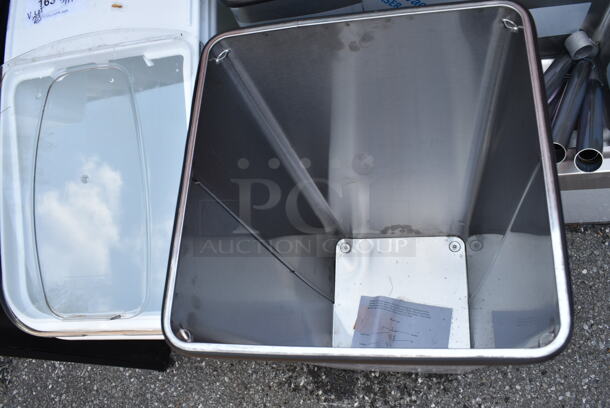 3 BRAND NEW SCRATCH AND DENT! Stainless Steel Trash Can. 3 Times Your Bid! - Image 4 of 4