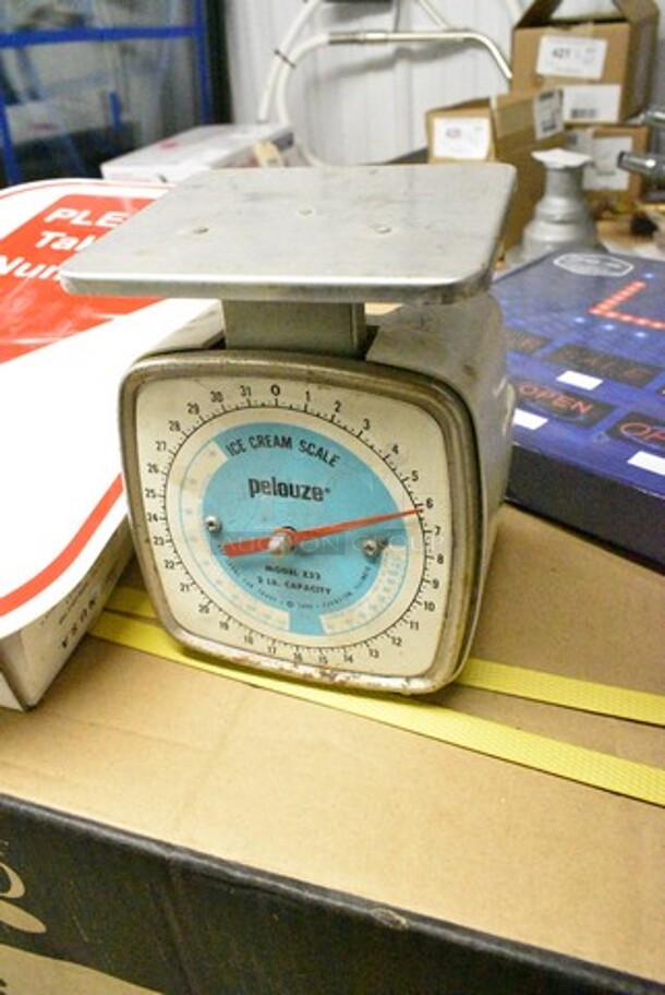 3 Various Items Including Ticket Number Dispenser w/ Number Sign, Scale and LED Light Up Sign. 3 Times Your Bid!  - Image 4 of 10