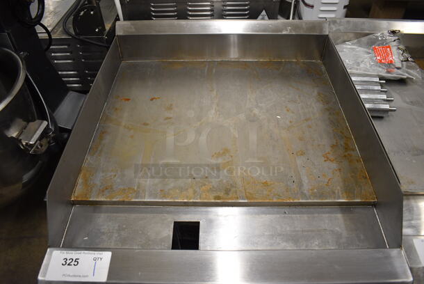 2021 Avantco 177CAG24TG Stainless Steel Commercial Countertop Natural Gas Powered Flat Top Griddle. 24x29x12 - Image 6 of 8