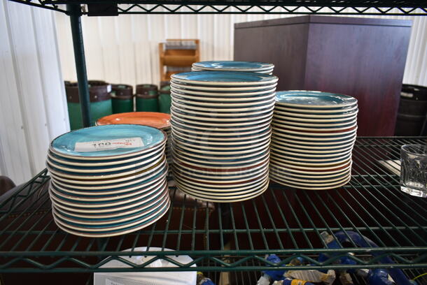 ALL ONE MONEY! Lot of Approximately 99 Various Colored Plates - Image 1 of 3