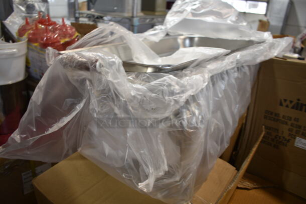 PALLET LOT of 14 BRAND NEW! Boxes Including Winco ALSB40 Aluminum Steamer Baskets, 2 Box F-KS-6016 Utensils Set, 3 Box Winco Roaster Pan. 14 Times Your Bid! - Image 3 of 12