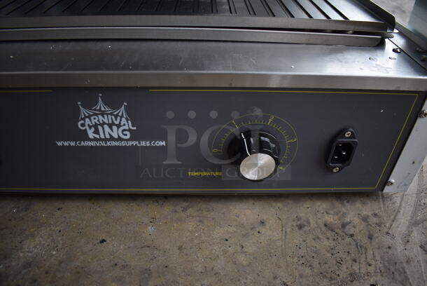 BRAND NEW SCRATCH AND DENT! 2022 Carnival King 382HPW18D2S Stainless Steel Commercial Countertop Display Warmer Merchandiser. Has Broken Shelf Hangers. 120 Volts, 1 Phase. 22.5x23x28. Tested and Working! - Image 4 of 7