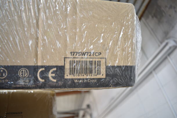 BRAND NEW IN BOX! Avantco 177SW72TCP Stainless Steel Commercial 72" High Wattage Strip Warmer with Toggle Controls. 120 Volts, 1 Phase. - Image 4 of 4