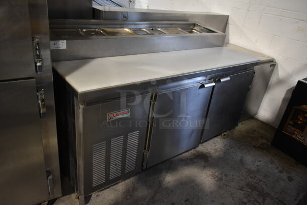 Marsal BM68 Stainless Steel Commercial Prep Table w/ Drop In Bins and Cutting Board on Commercial Casters. 115 Volts, 1 Phase. Tested and Working! - Image 1 of 8