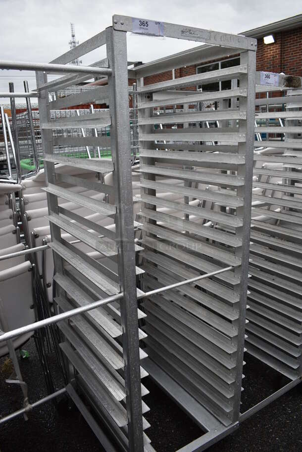 Metal Commercial Pan Transport Rack on Commercial Casters. 21.5x29x69 - Image 1 of 3