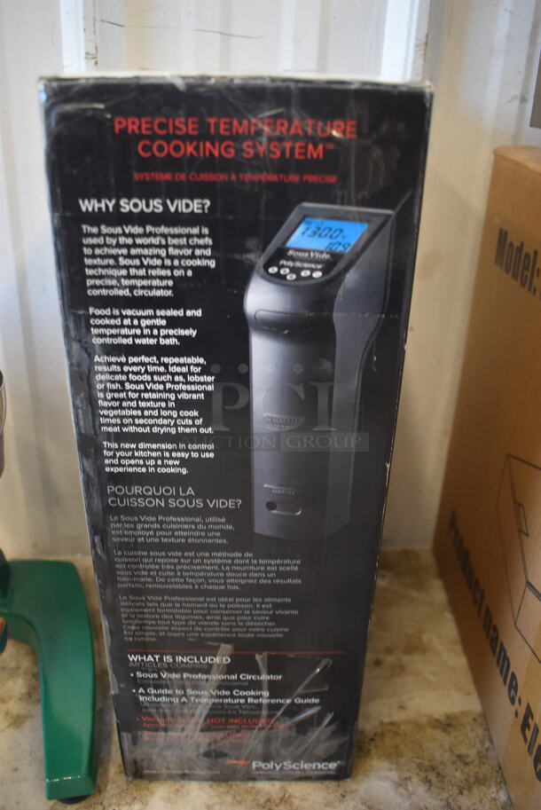 BRAND SCRATCH AND DENT! PolyScience Sous Vide Creative Series Immersion Circulator Head - 120 Volts 1 Phase 1100W Tested and Working! - Image 1 of 4
